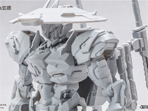 原创模型品牌【INPEN HERO】隐匿型刺客机甲【拨月者】