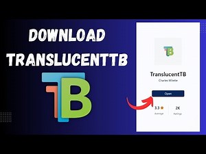 TranslucentTB Download Windows 11/10/8/7