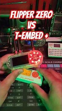 Flipper Zero VS T-Embed plus #cybersecurity #flipperzero #esp32