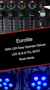 Eurolite DMX LED EASY OPERATOR DELUXE - LED SPOT - Music Mode