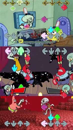 ALL The Best SpongeBob Songs Remixes FNF Mod14 #shorts