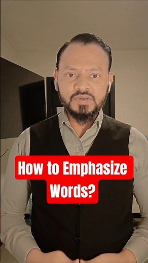 How to Emphasize words in sentences?#communicationskills #softskills #motivation #learnenglish #life