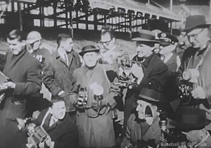 Today In 1960: It's a sad day in Brooklyn as a wrecking ball painted like a baseball bashes in the dugout of old Ebbets Field, beginning the demolition of the Brooklyn #Dodgers beloved ballpark! #MLB #Baseball #History | Baseball by BSmile