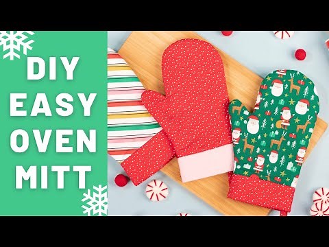 DIY Oven Mitt Tutorial and Free Sewing Pattern