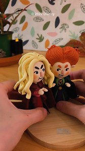 A 'black flame’ candle holder in time to summon the sisters on Halloween!🕯🖤🎃🍂 - cre: valeriewaistudios - #HocusPocus2 #hocuspocus #sandersonsisters #polymerclay #satisfying #halloween #cottagecore | Hocus Pocus Halloween
