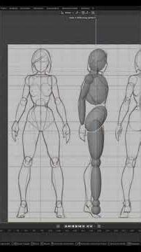 3D character in Blender Part 1 - Blocking out #blender #tutorial #3dart #3dcharacter #3dmodeling