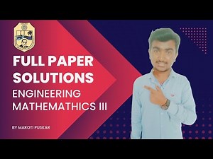 m3 Complete paper solutions| M3 end sem full paper solution dbatu University| tricks| tips |detailed