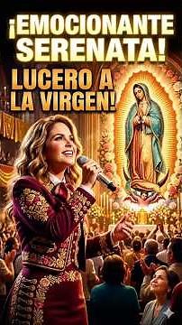 Lucero le canta a la Virgen de Guadalupe y nos dejó a todos sin palabras