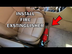 How to install Fire Extinguisher in your car! Drift Prep!