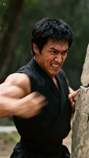 Epic Martial Artist Smashes Stone with One Punch 💥🔥#shorts