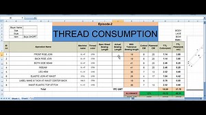 18K views · 289 reactions | Thread Consumption calculation with example. #reviewrmg #garmentsindustry #interviewtips #skillsdevelopment #productivity | Review Rmg | Facebook