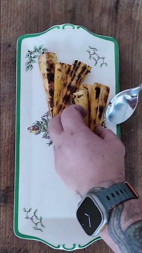 BBQ Charred Parsnips with Frank’s RedHot Honey & Toasted Cumin Seeds | Festive Menu Inspiration