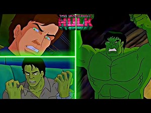 All The Transformations From The Incredible Hulk Cartoon Series (1996 - 1997)