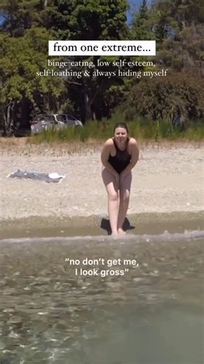 ✩ Bree Maddison ✩ on Instagram: "Why I no longer hide the REAL me: for all the younger versions of me who couldn’t accept herself & for anyone else out there who feels a need to hide themselves too ❤️‍🩹 TW: body image, parts of this video may be confronting ⚠️ I’ve gone from one extreme: Binge-eating & fluctuating in weight drastically. Always hiding my face behind my hands, or a scarf, or by turning away. Always hiding my body behind my long hair, jumpers, long pants or loose clothing. Always