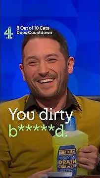 Jon Richardson wipes the floor with these puns (sorry) #CatsCountdown #Innuendos
