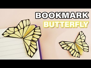 How to Make an Origami Butterfly Bookmark – Easy & Cute!