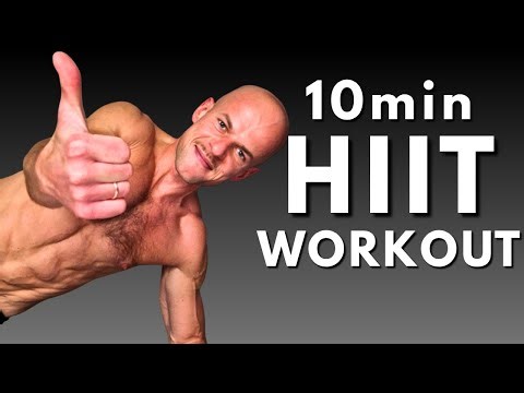 10 Min HIIT Full Body Workout At Home – No Repeats, No Equipment – Burn Fat + Calories!
