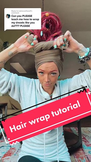 Dreadlocks Hair Wrap Tutorial | Easy Locs Style Guide