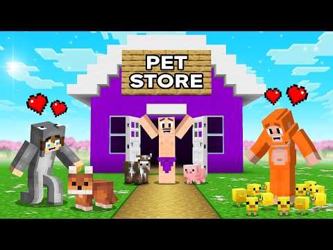 I Opened a Pet Shop in Minecraft Cherry Island!