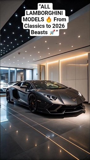 “All Lamborghini Models | From Classic Legends to 2025 Supercars | Full Lineup & History”