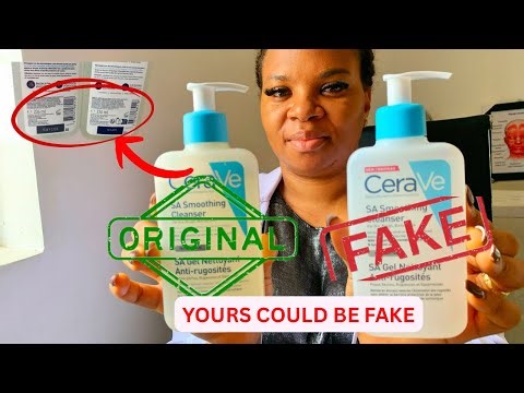 FAKE vs ORIGINAL CeraVe SA Cleanser in Nigeria🇳🇬 | Doctor Explains How to Spot the Difference!