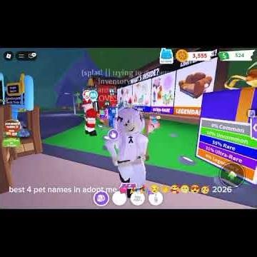 best 4 pet names in adopt me 🥳🥳🥳 #adoptme #roblox #adoptmeroblox #frostfury #adoptmetrading #video