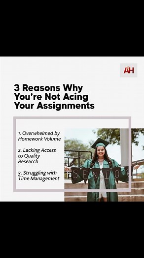 Reasons why you're not acing your assignments. Follow for more tips like this! #assignmentstips #acingyourassignments #workingstudents #internationalstudents #chinesestudents #seekacademichelp #ukassignments #australiaassignments