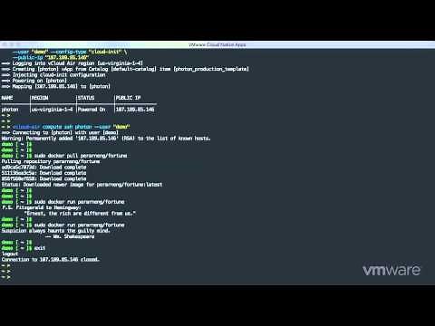 Project Photon Runs Docker Containers on VMware vCloud Air and Google Compute Engine