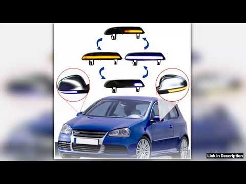 LED Dynamic Turn Signal Blinker Flowing Water Blinker Flashing Light For VW GOLF 5 GTI Jetta MK5