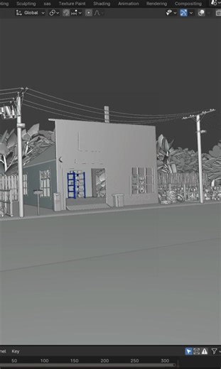 Faisu VFX Studio on Instagram: "Creating Cinematic Garage Scene in Blender. . . #cinematicvideo #cgi #vfxbreakdown #animationvideo #viralvideo #blenderrender #blender #blenderanimation #blenderchallenge #blendercommunity #GarageScene"