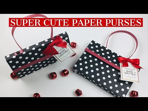 ⭐️CRAFT FAIR FAVORITE⭐️ PAPER PURSE - PERFECT SIZE FOR GIFTING CASH💰💰
