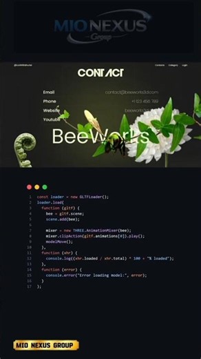 🔥 Mind-Blowing 3D Animation Effect | Modern Web Design with HTML CSS & JavaScript 🎨💻