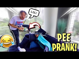 "PEE" PRANK ON MY GIRLFRIEND!