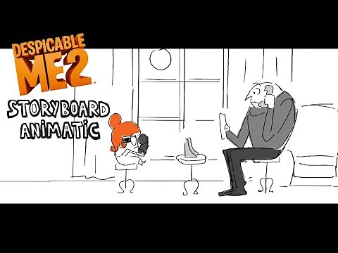 Despicable Me 2 (Storyboard Animatic) | Gru's rehearsal