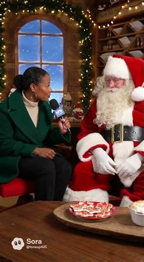 Interviewer asks does Santa really read all off the letters he gets from kids