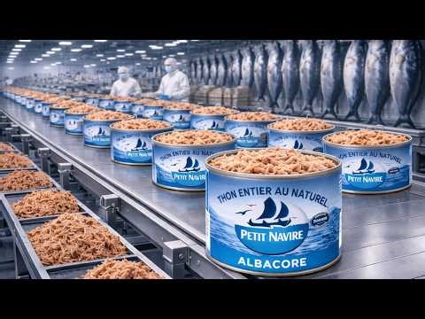 Comment c’est fait : Le Thon en Conserve – L’incroyable processus de pêche et de mise en conserve !