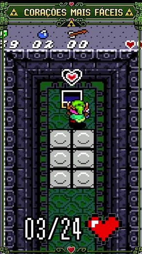 ❤️ Os 4 Corações Mais Fáceis de Zelda: A Link to the Past #01