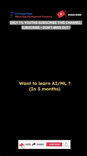 Subscribe 👍 Like ❤️ | 3-Month AI ML Roadmap Zero to Job Ready in 90 Days #shorts #viral #trending