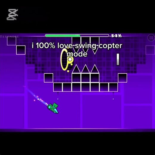I 100% love swing copter mode!!! #viral #fyp #geometrydash