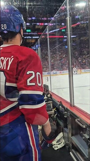 I Tell Juraj Slafkovsky To Move And He Does! 😅 #MontrealCanadiens #Canadiens #Montreal #Hockey #NHL