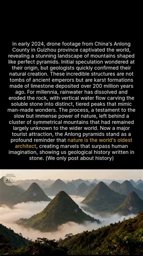 65K views · 747 reactions | Natures pyramids in China are geological wonders formed over 200 million years. #history #ancienthistory #discovery | Ancient Civilizations and Archaeology | Facebook