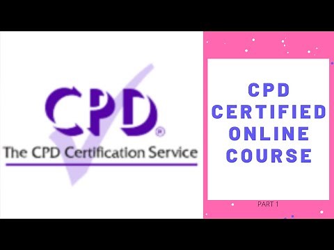 CPD CERTIFIED ONLINE COURSE | FOR PROFESSIONALS