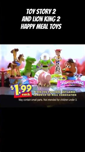 These Happy Meal toys from Lion King & Toy Story were INCREDIBLE#toystory#lionking#toys #shorts
