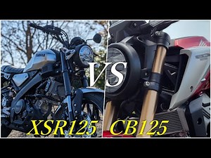 HONDA CB125r と YAMAHA XSR125の徹底比較！