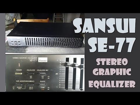Sansui Stereo Graphic Equalizer Model SE-77
