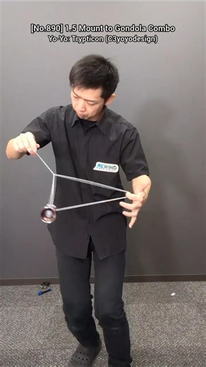 [No.890]🪀Today's Yo-Yo Trick & Tutorial:1.5 Mount to Gondola Combo #yoyo #yoyotricks #tutuorial