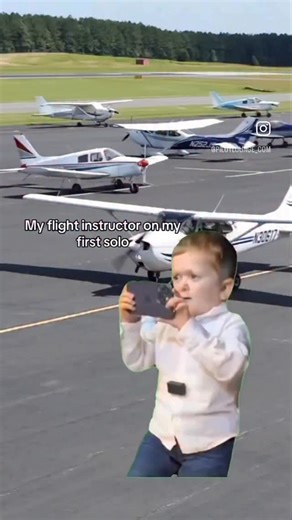 Helping aspiring pilots make their dreams come true on Instagram: "👉Flight Instructor all in on that first solo. Top Gun here I come😎🤪😃😍🤣✈️ Instructors take everything their students do seriously, and the first solo is like graduating from an elite squad of people not everyone can say they’ve done. If your one of those aspiring Aviators looking to get started on your journey as Pilot, check out my affordable eguides I made just for you in the linkinBIO. #learntofly #flightschool #flighttra