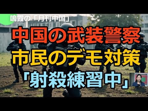 [Mingxia's "Monthly China"] Chinese armed police "practicing shooting" in response to citizen dem...