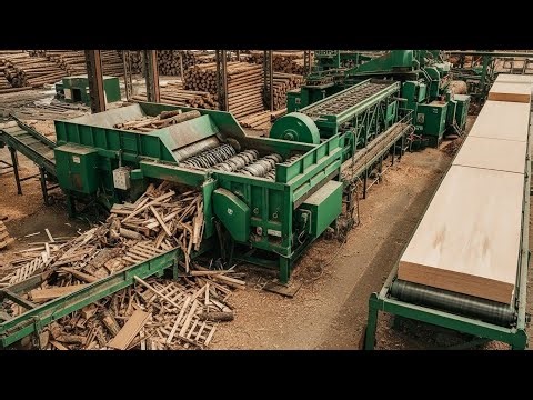 Inside the Recycle Wood Factory – How Wood Waste Becomes MDF Boards