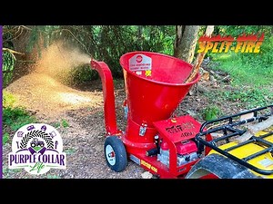 #216: Split-Fire 4090 Wood Chipper Full Review. Horizontal Split-Fire wood chipper in action.